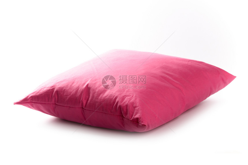 粉色枕头家庭剪裁点差织物纺织品白色床单小路风格柔软度图片