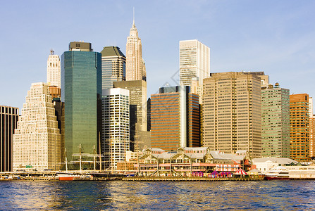 美国纽约市曼哈顿建筑学城市建筑建筑物市政旅行世界位置景观风光背景图片