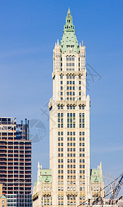 伊林沃思伍尔沃斯大楼市政的高清图片
