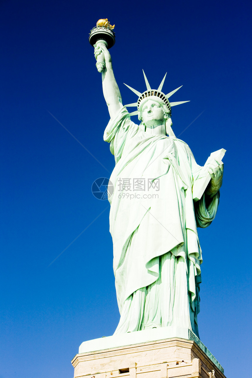自由国家纪念碑国际女神像 美国纽约位置地标雕像雕塑世界旅行纪念碑外观自由图片
