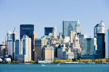 美国纽约市曼哈顿建筑学世界外观景观市政摩天大楼地标旅行建筑物风光背景图片