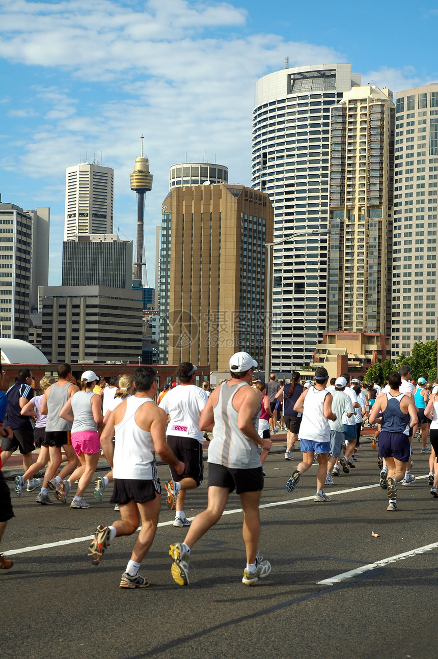 赛德尼马拉松跑步者运动健康跑步年度闲暇地标人群竞赛图片