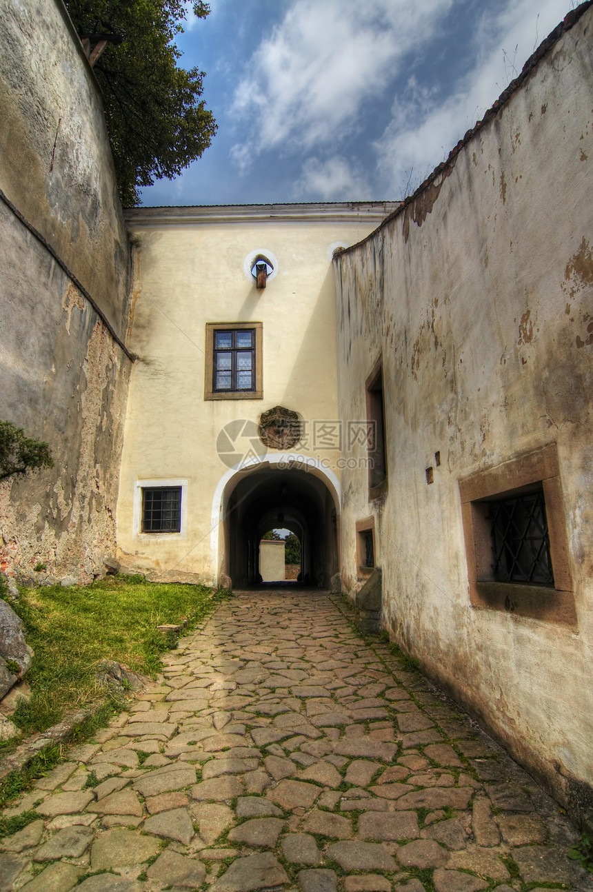 布切洛夫城堡地标旅游石头建筑学旅行纪念碑观光吸引力遗产图片