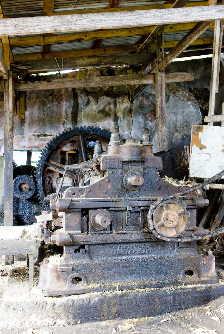 格林纳达安托万朗姆斯河蒸馏厂酿酒酒厂工业内饰生产机器图片