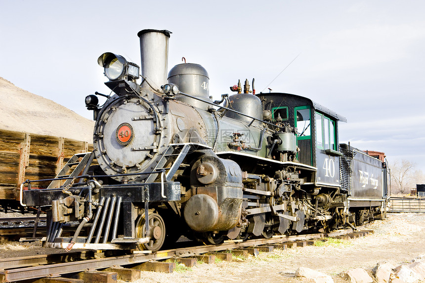 美国科罗拉多铁路博物馆的干机车旅行外观位置蒸汽铁路运输运输世界铁路博物馆图片