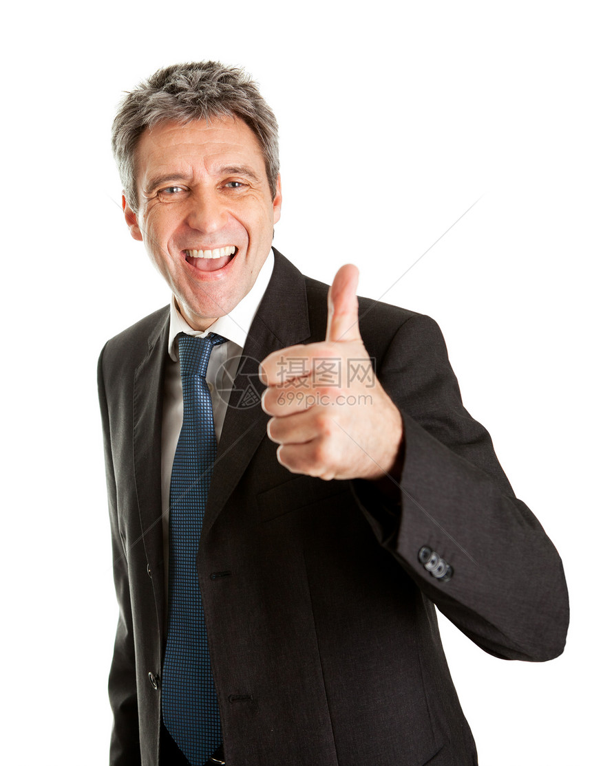 成功的商务人士的一幅肖像人士工人黑色工作优胜者套装商务公司喜悦幸福图片