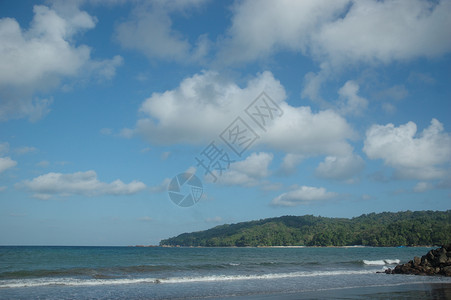 庞岸达兰海滩旅游目的地印度尼西亚高清图片