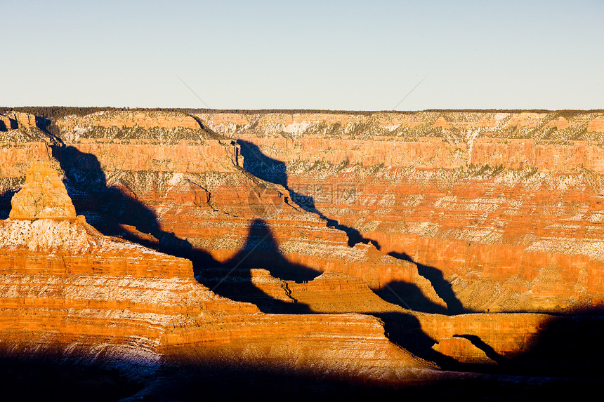 美国亚利桑那州大峡谷国家公园岩石旅行风景构造峡谷侵蚀地质世界外观地质学图片