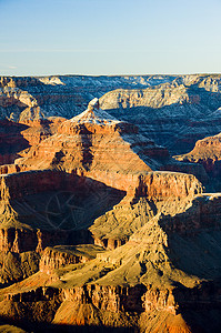 美国亚利桑那州大峡谷国家公园风景峡谷位置地质构造岩石侵蚀世界地质学旅行背景图片