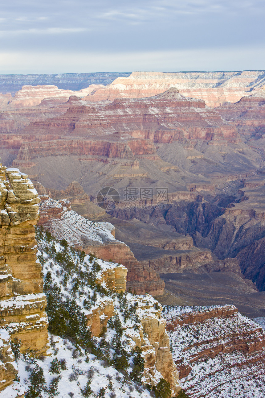 美国亚利桑那州大峡谷国家公园构造外观地质峡谷侵蚀世界遗产岩石地质学位置旅行图片