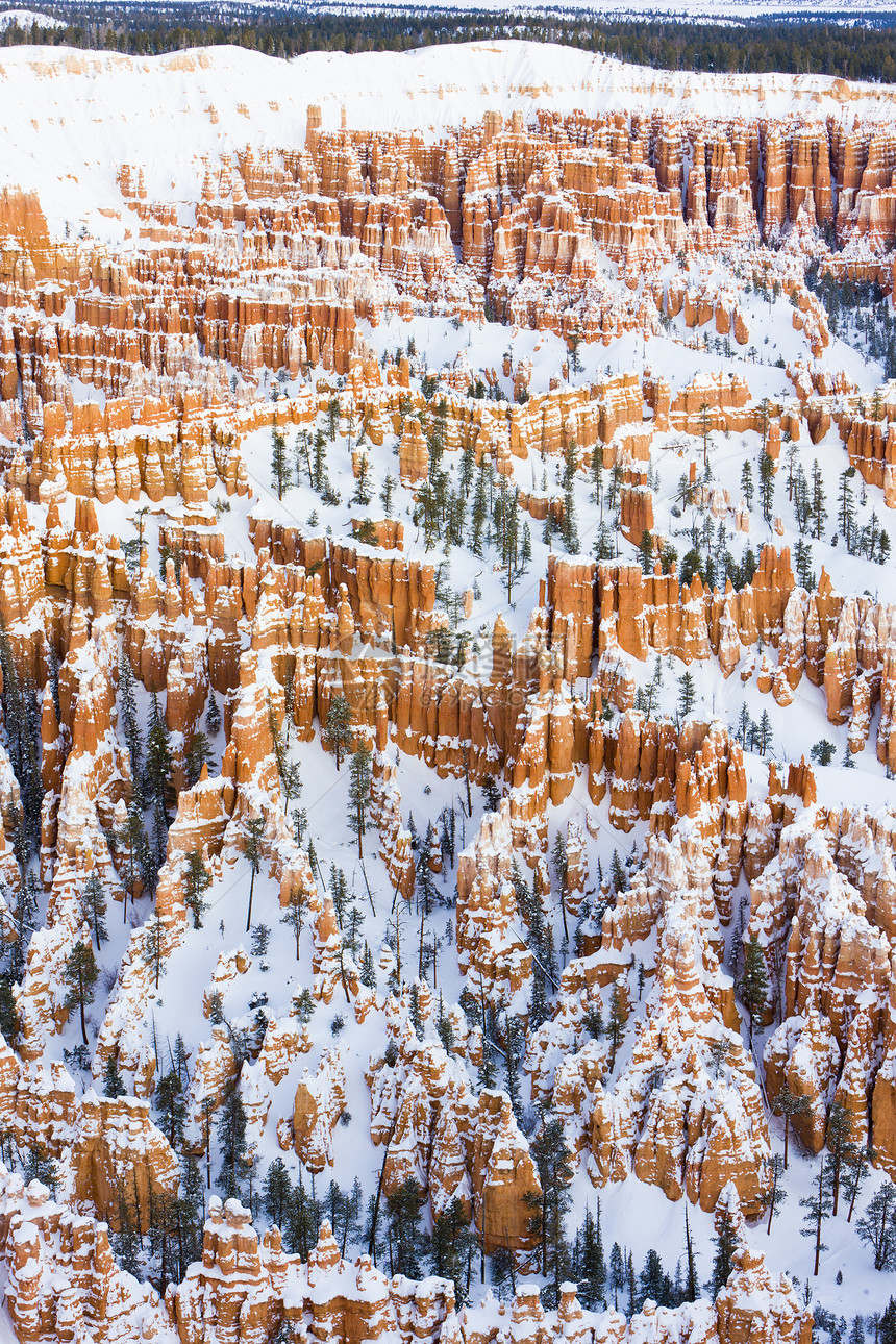 国家公园 冬季 美国犹他州犹他州外观地质学世界构造风景岩石旅行侵蚀地质峡谷图片