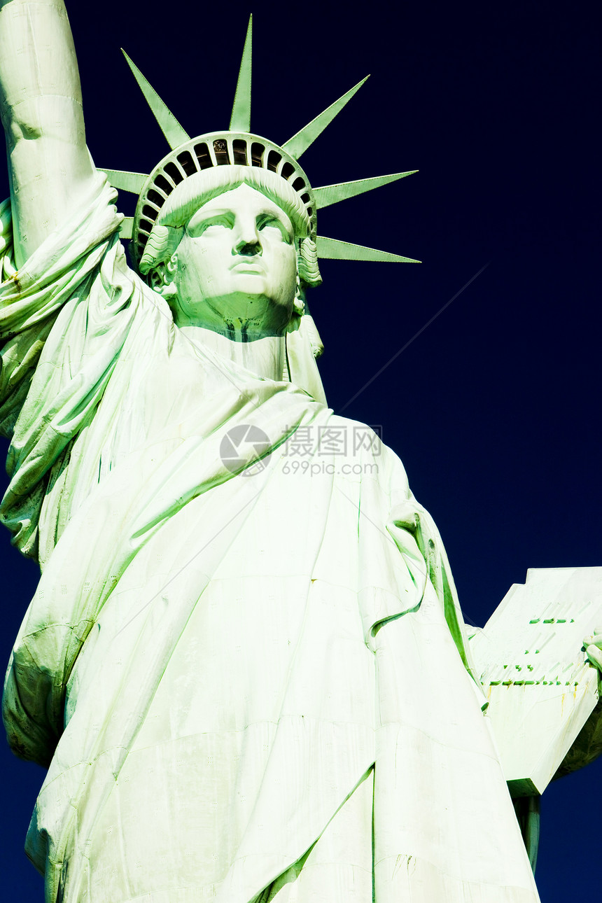 美国纽约自由国家纪念碑女神像详细报道 美国纽约外观雕像雕塑旅行人像位置世界地标自由纪念碑图片