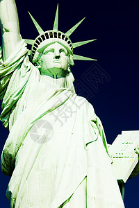 美国纽约自由国家纪念碑女神像详细报道 美国纽约外观雕像雕塑旅行人像位置世界地标自由纪念碑背景图片