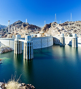 大坝外观障碍电力生产高清图片