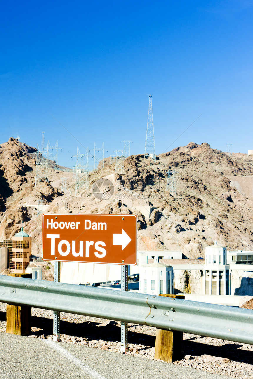 美国亚利桑那内瓦达州胡佛大坝自然资源位置水力发电能源电站弹幕发电厂水电活力电力图片