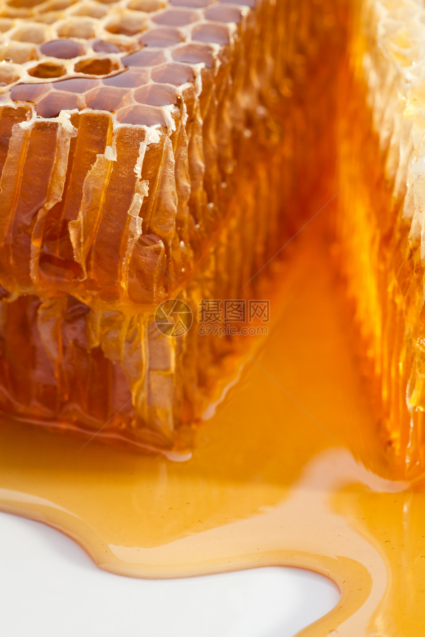 蜂窝健康饮食蜂蜡橙子蜂巢花蜜食物维生素棕色营养黄色图片