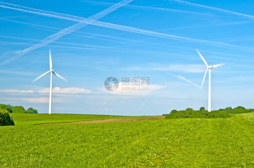 风能力量涡轮技术气候活力环境生产天空旋转风车图片