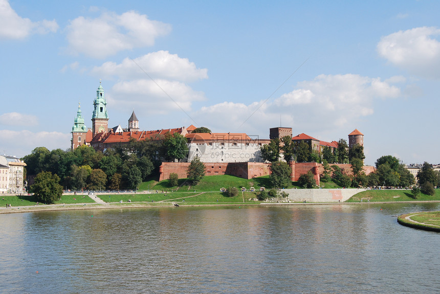 克拉科夫的瓦利城堡住宅市场纸巾皇家正方形历史大教堂图片