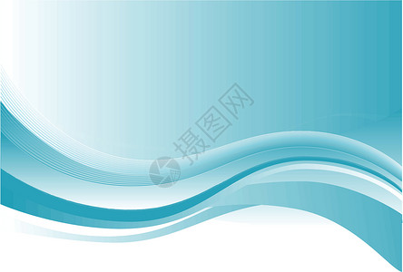 蓝波摘要背景背景图形横幅计算机线条墙纸海浪推介会蓝色插图商业背景图片