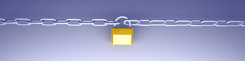 锁定链保护金属挂锁安全图片
