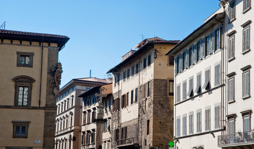 佛罗伦萨大楼快门旅行建筑学文化旅游阳光照射天空建筑百叶窗地标图片