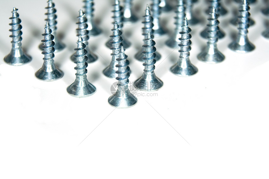 铁螺宏观灰色团体螺栓工具金属螺纹白色硬件建造图片