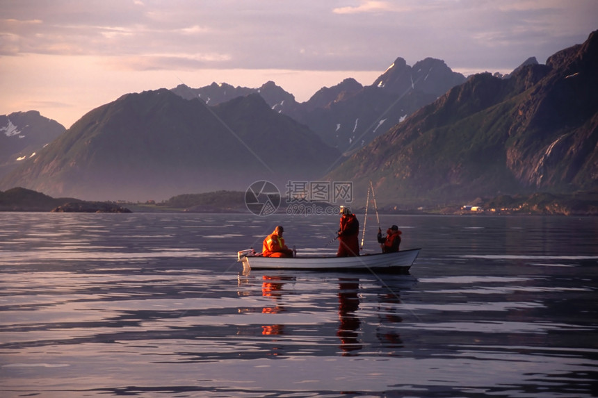 挪威的海上捕捞血管娱乐消遣峡湾渔夫支撑假期海洋情调渔民图片