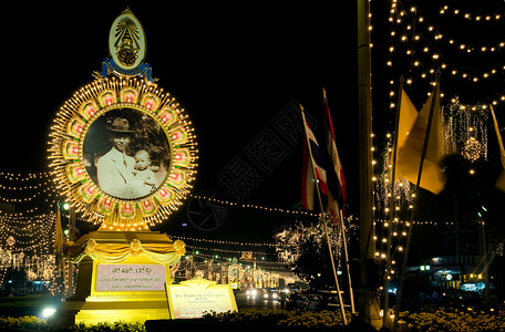 皇室节庆期间的曼谷高清图片