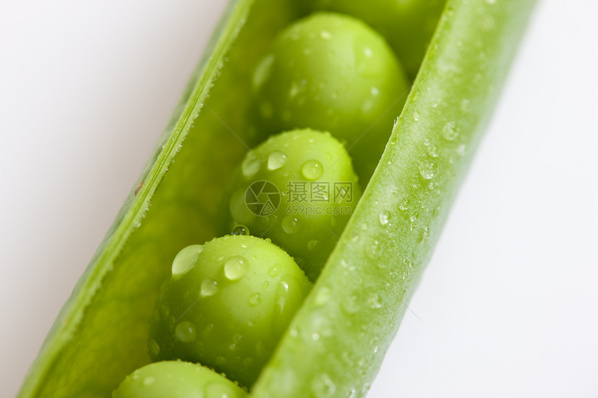 豌豆锅静物维生素食物水滴内饰营养脉冲飞沫豆类豆荚图片