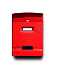 邮件框红色蓝色金属盒子邮政背景图片