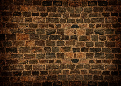 砖砖墙计算器棕色水泥石头平行体背景图片