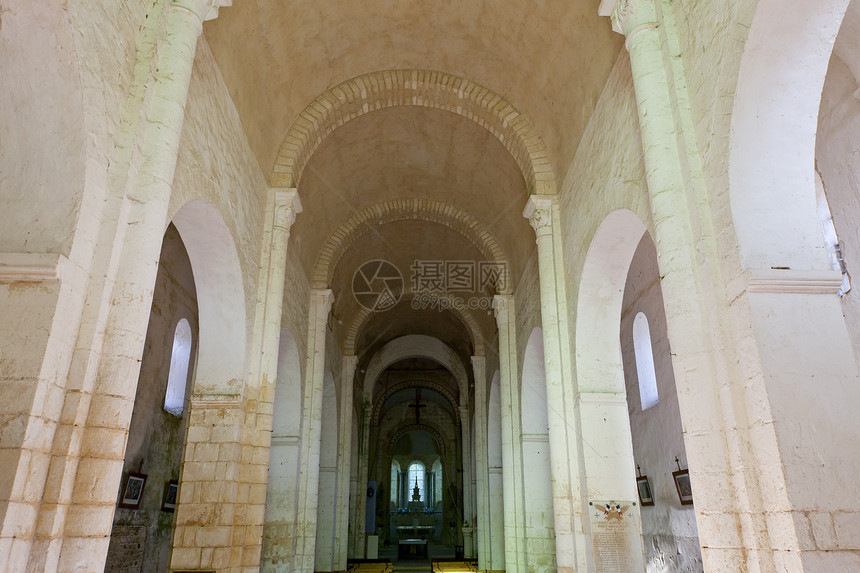 法国中心拉切勒市Chruch内地旅行历史性历史世界教会景点位置建筑学建筑图片