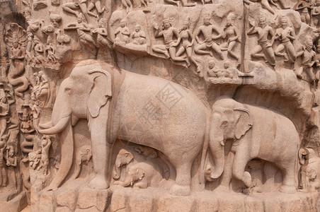 大象上帝马哈巴组织旅游建筑考古学建筑学历史雕像旅行岩石洞穴文化背景