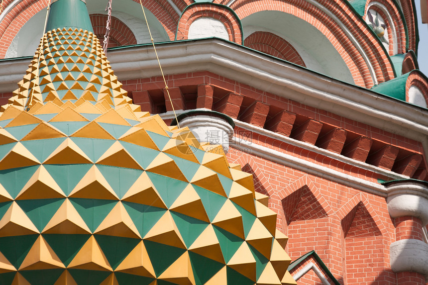 莫斯科游客吸引力地标历史性宗教正方形圆顶建筑建筑学大教堂图片
