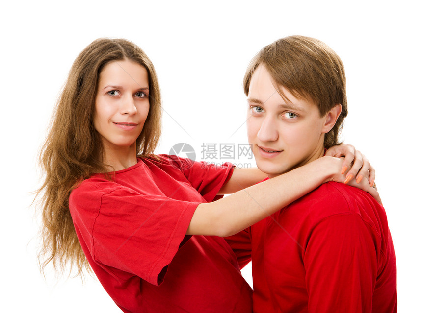 年轻夫妇恋人异性情绪青年浪漫投标享受女士冒充拥抱图片
