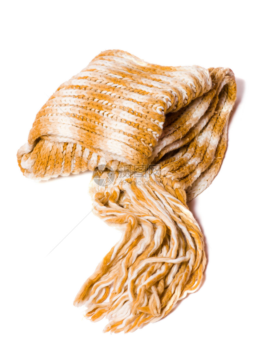 温暖的刀疤个性纺织品围巾头巾白色配饰羊毛褐色棕色领带图片