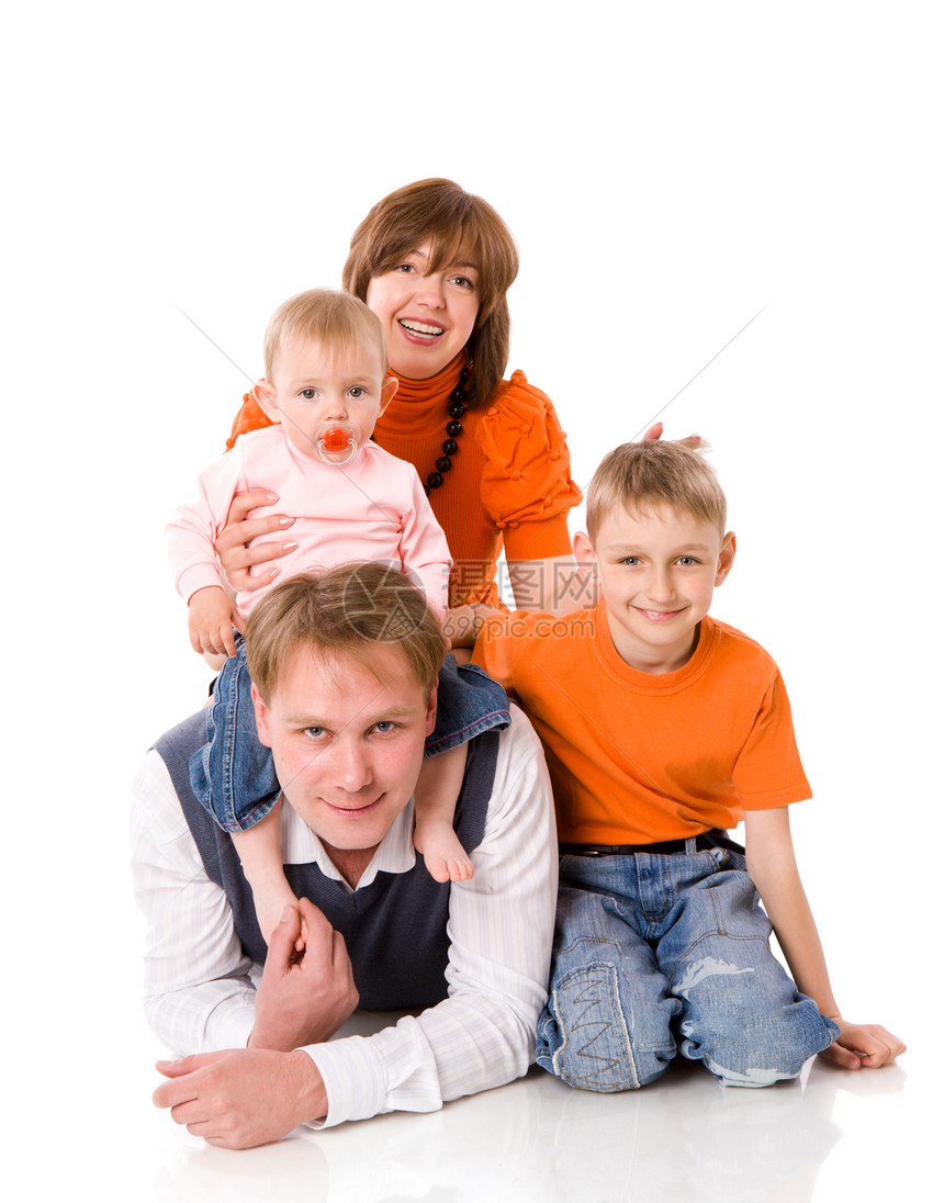 幸福家庭后代母亲丈夫面孔孩子女士快乐童年男生父亲图片