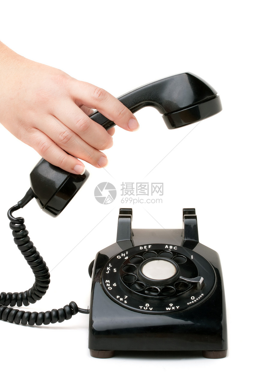 拿着电话服务电讯听筒采摘技术字母旋转讲话办公室顾客图片