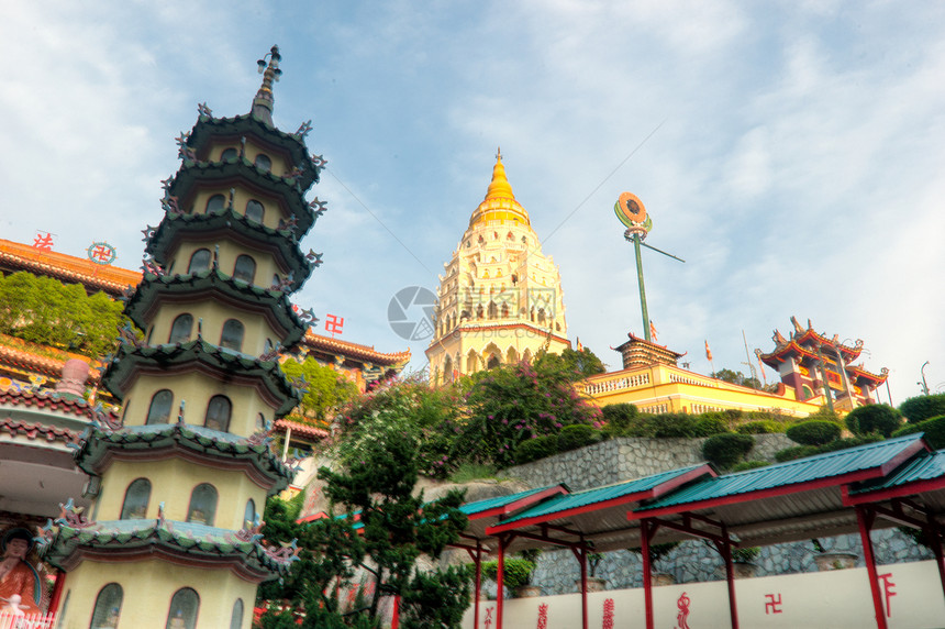 庆乐寺佛教徒寺庙旅游旅行宗教文化山坡宝塔地标建筑学图片