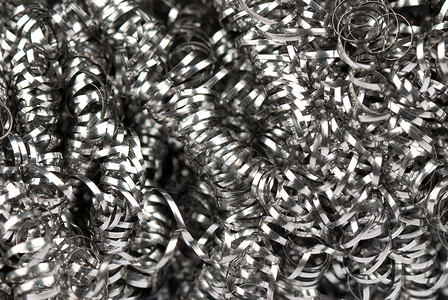 钢制羊毛金属水平伤口螺旋背景图片