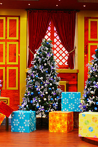 圣诞节圣诞皮革球状体大厅实心球体装饰灯泡肾小球球茎背景图片