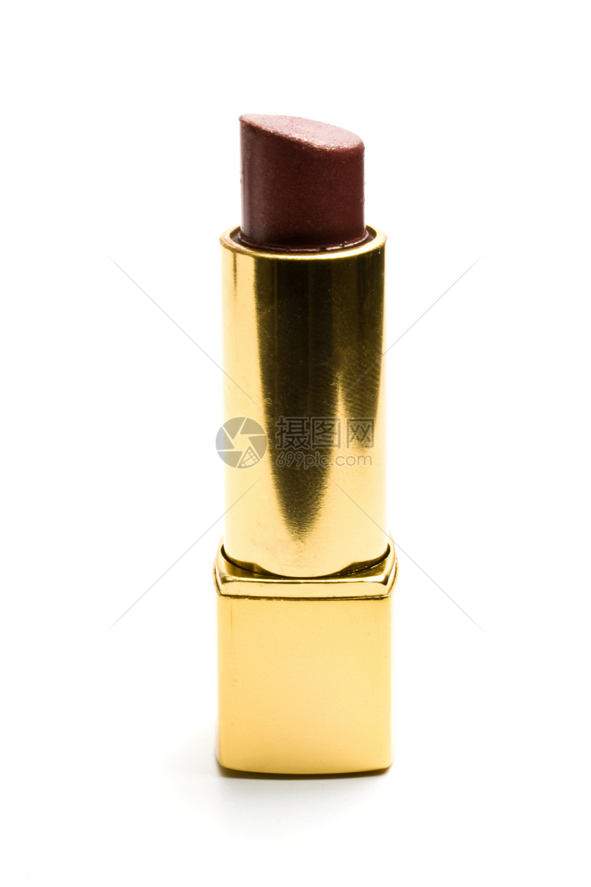 唇口红嘴唇魅力艺术白色管子瓶子宏观金子女性图片