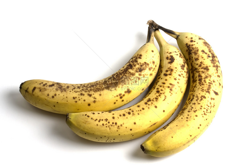 被宠坏的香蕉白色食物早餐倒胃棕色黄色黑色纤维水果小吃图片