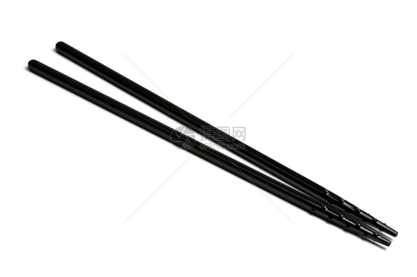 筷子用具黑色饮食午餐传统示范食物国际烹饪菜单图片