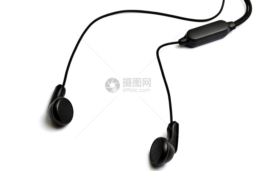 白上隔离的耳机工作室玩家电缆音乐塑料光盘收音机体积耳朵娱乐图片