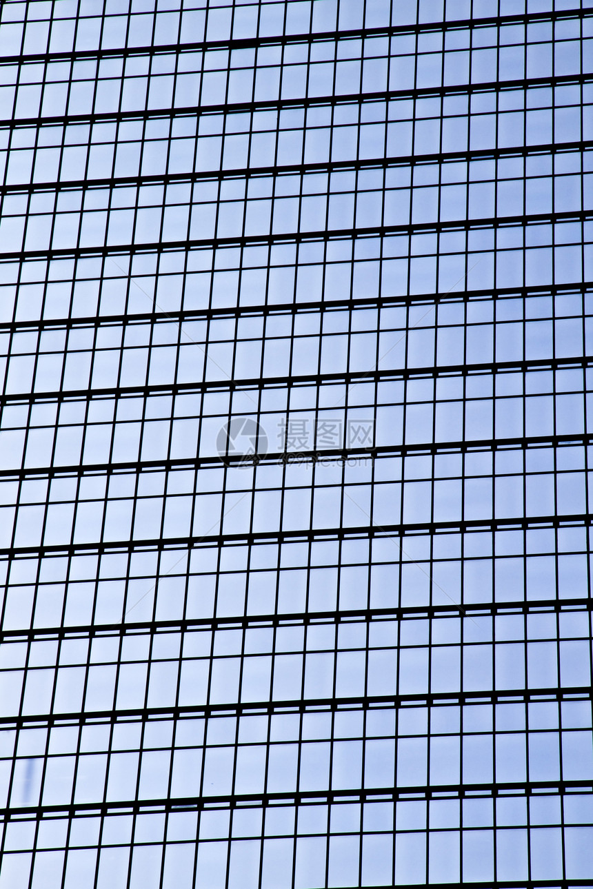 香港的摩天大楼窗口背景城市景观玻璃场景地标金融蓝色镜子房子技术图片