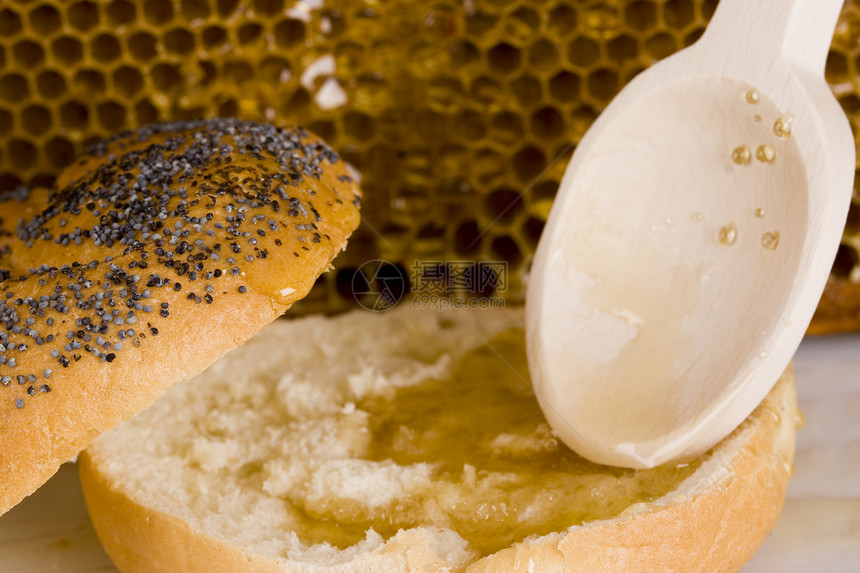 亲爱的金子黄色健康饮食纹理农场甜食医学蜂蜜细胞保健图片