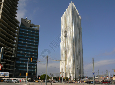 巴塞罗那大楼背景图片