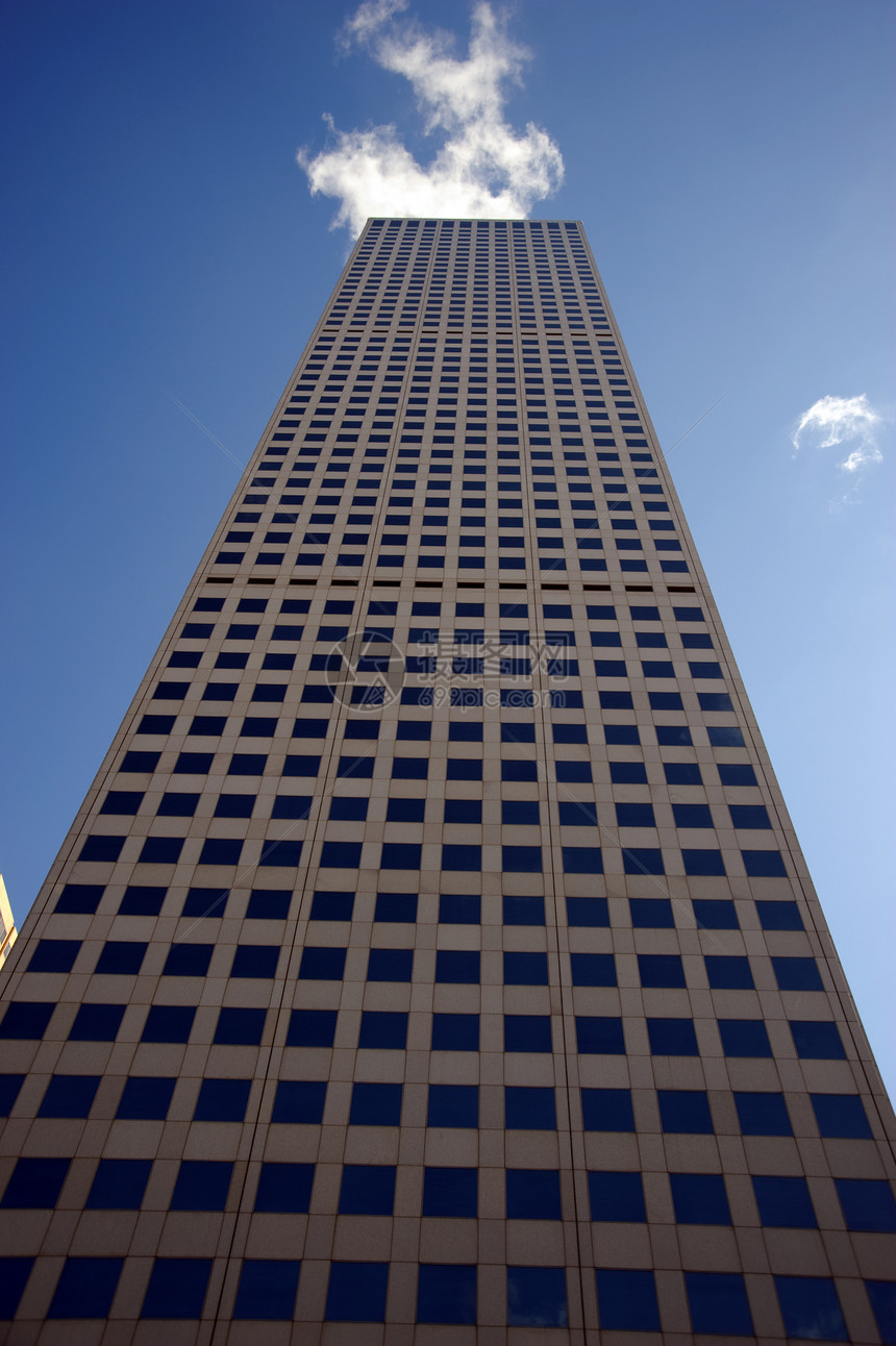 办公大楼职场企业建筑蓝色窗户高楼房地产摩天大楼商业石头图片