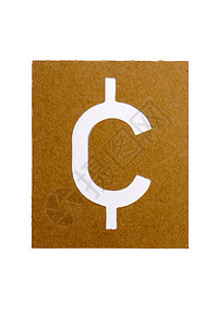 符号百分比工业纸板服务白色印刷字体棕色背景图片